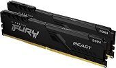 Kingston - DDR4 64GB (2x32GB) 3200MHz [FURY BEAST], Non-ECC UDIMM, CL16 1.35V, 288-Pin 2Rx8, Memory Kit, w/Heatsink_0