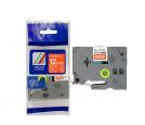 PUTY - Traka TZ2-435 12mm belo na crevno za Brother PT kompatibilna_small_0