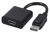 Gembird - VIDEO Adapter DisplayPort to HDMI, M/F, Cable, Black_0