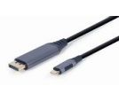 GEMBIRD - USB-C to DisplayPort Cable 4K, M/M, Space Grey, 1.8m_small_0