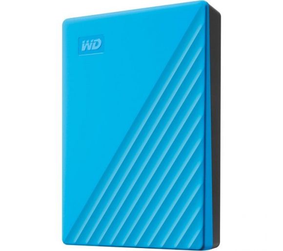 Western Digital - External HDD 4TB, USB3.2 Gen 1 (5Gbps), My Passport, Sky Blue_0