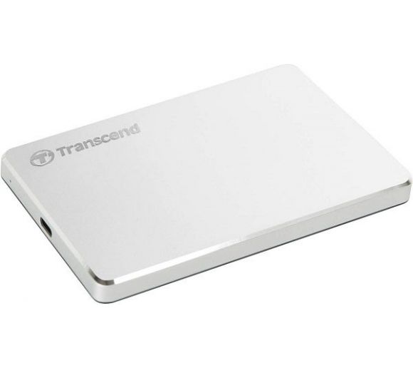Transcend - External HDD 1TB Slim form factor, M3S, USB 3.1, 2.5, Anti-shock system, Backup software, 185g, Iron gray (Slim)_0