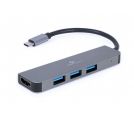 GEMBIRD - USB Type-C 2-in-1 multi-port adapter (Hub + HDMI)_small_0