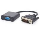 Gembird - VIDEO Adapter DVI-D to VGA HD15, M/F, Cable 20cm, Black_small_0