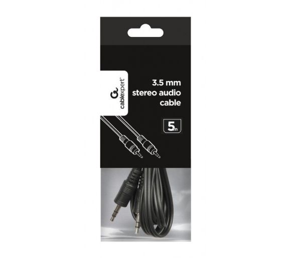 GEMBIRD - 3.5 mm stereo audio cable, 5 m_0