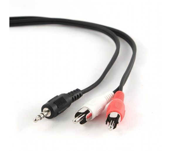 GEMBIRD - 3.5 mm stereo to RCA plug cable, 2.5 m_0