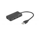 MOTH, USB 3.0 Hub, 4-Port, Cable 15 cm_small_0