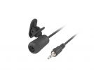 BEE, Omnidirectional Condenser Microphone w/Clip, 3.5mm Connector, Black_small_0