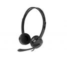 CANARY, Stereo Headset with Volume Control, 3.5mm Stereo, Black_small_0