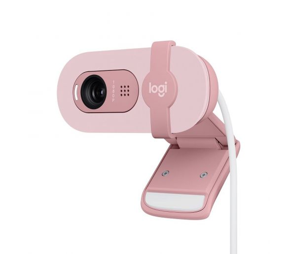 Logitech - Logitech Brio 100 Full HD Webcam - Rose - USB_0