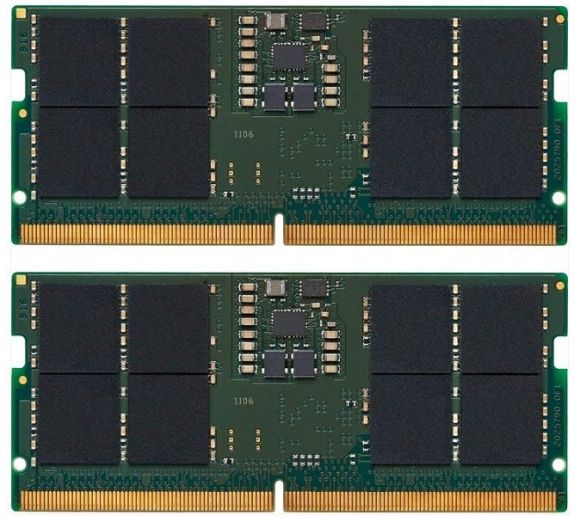 Kingston - DDR5 64GB (2x32GB) SO-DIMM 5200MHz, Non-ECC Unbuffered, CL42 1.1V, 262-pin 2Rx8, Memory Kit_0