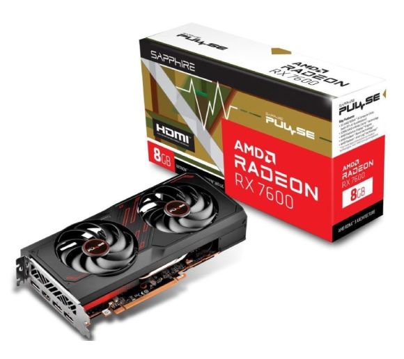 SAPPHIRE - AMD Radeon RX 7600 8GB 128bit PULSE RX 7600 GAMING OC 8GB (11324-01-20G) grafička karta_0