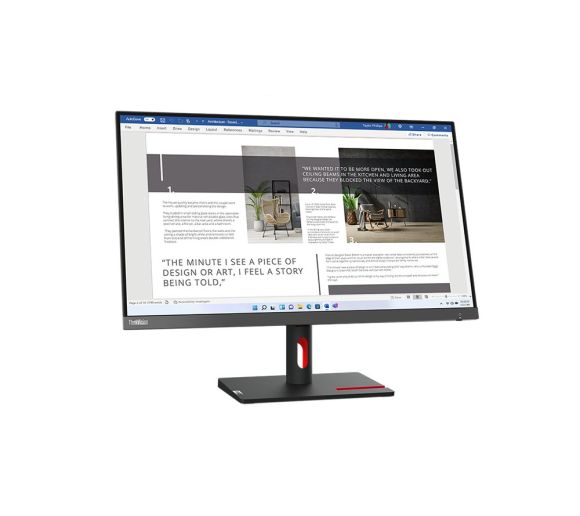 Lenovo - 27.0`` ThinkVision S27i-30 (H23270FS0) 1920x1080 Wide 16:9 LED IPS AG, 1300:1, 6ms (4ms extreme mode), 300cd/m², 178/178, 1x VGA, 2x HDMI, Black, Tilt, VESA 100x100, 3YW_0