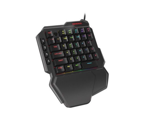 GENESIS THOR 100 RGB, Mechanical Gaming Keypad, Switch type: Outemu Red, Antighosting, RGB Backlit, Wired, USB_0