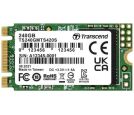 Transcend - 240GB, M.2 2242, PCIe Gen3x4, NVMe, SATA3 B+M Key, TLC, DRAM-less, Read up to 500MB/s, Write up to 430 MB/s, Single-sided_small_0