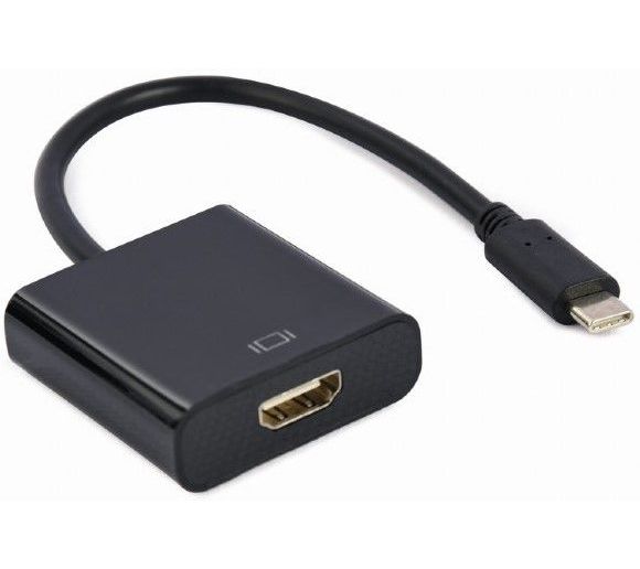 Gembird - USB Type-C to HDMI adapter cable, 4K@60Hz, 15 cm, black_0