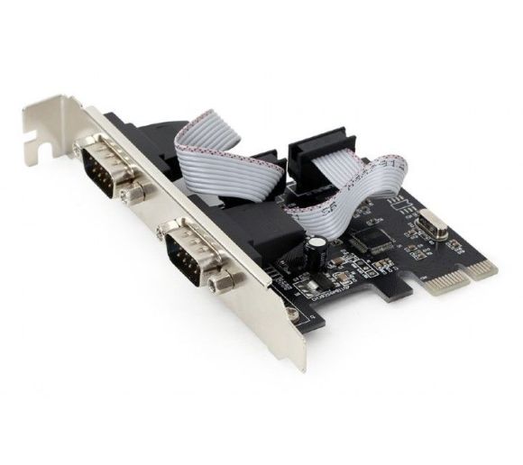 GEMBIRD - Serial Port x2 PCI-Express add-on card, with low-profile bracket_0