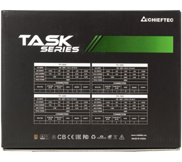 Chieftec - TPS-700S 700W TASK 80Plus Bronze napajanje 3Y _5