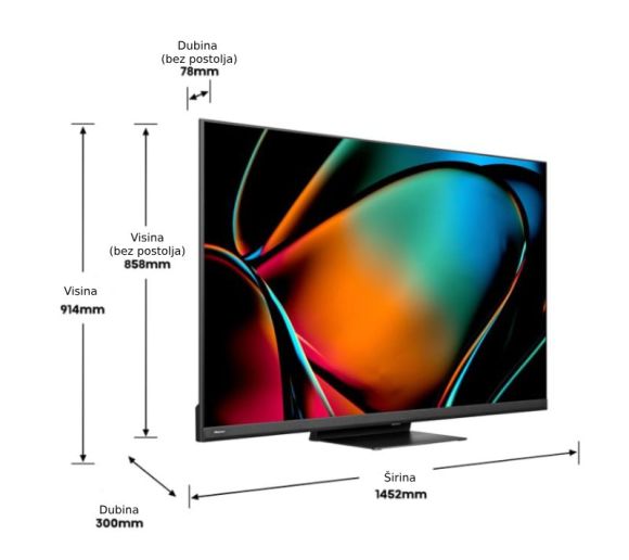 HISENSE - 65 inča 65U8KQ ULED 4K UHD Smart TV _8