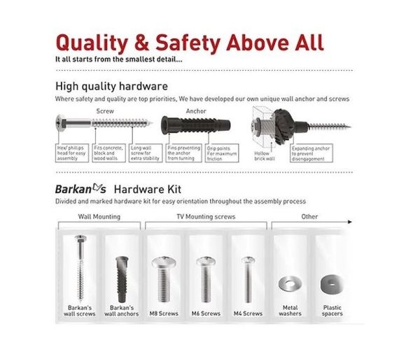 BARKAN - E304 LCD TV zidni nosač do 13 do 60 inča _4