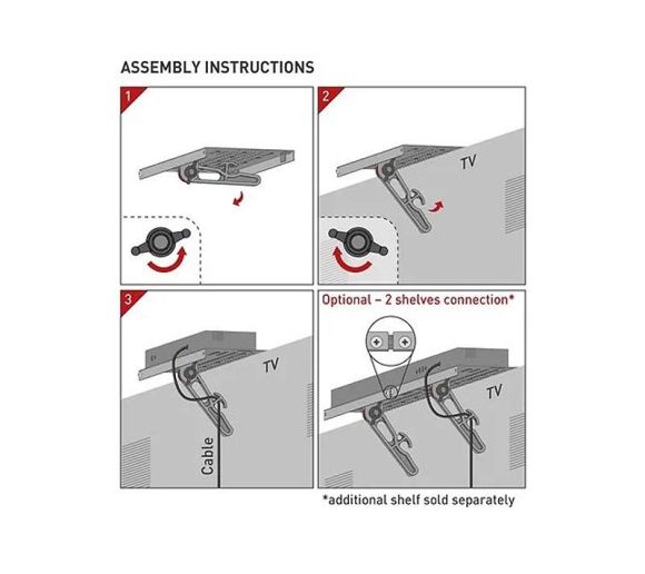 BARKAN - E812 polica za TV _3