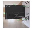 BARKAN - BM464XL LCD TV zglobni zidni nosač od 13 do 86 inča _small_7
