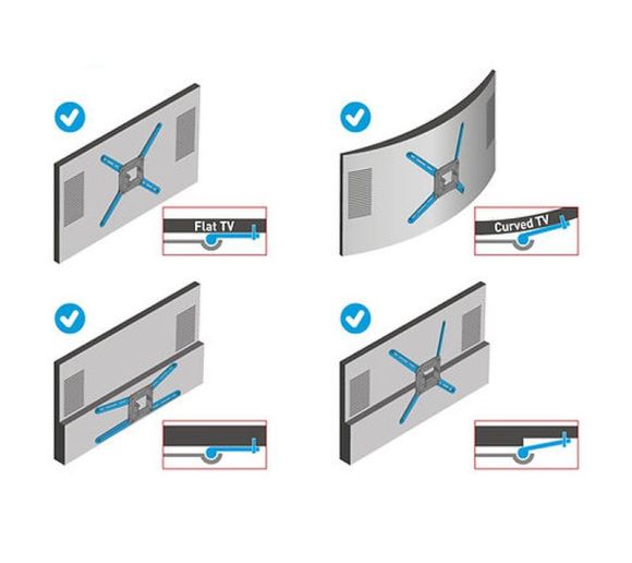 BARKAN - BM443XL LCD TV zglobni zidni nosač od 13 do 86 inča _6