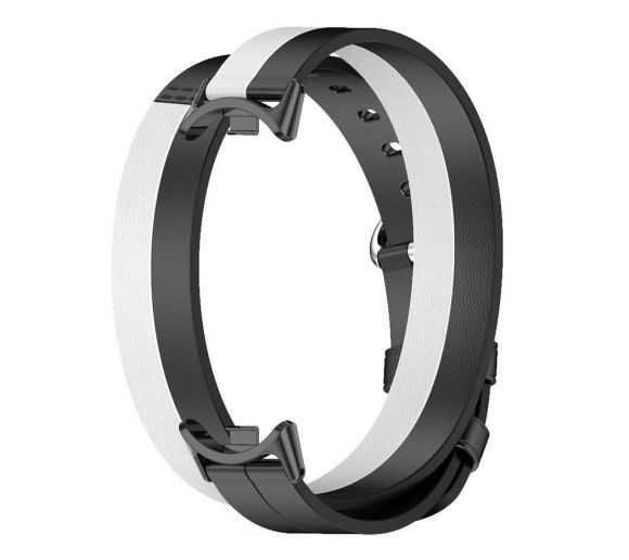 Xiaomi Mi Smart Band 8 Double wrap strap black and white_0