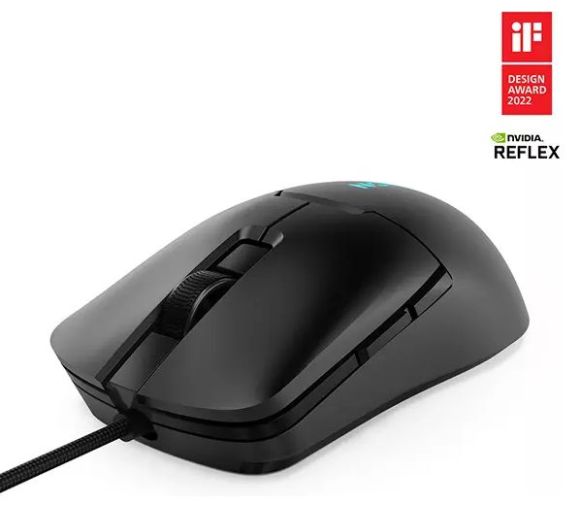 Lenovo - Legion M300s RGB Gaming USB Mouse, Shadow Black, 6 programmable buttons, 8000 DPI, On-the-fly DPI switch, 16.8M RGB colors, Sensor Pixart 3327_0