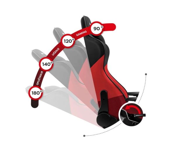 Huzaro - Gaming Stolica Huzaro Force 6.2 Red Mesh_4