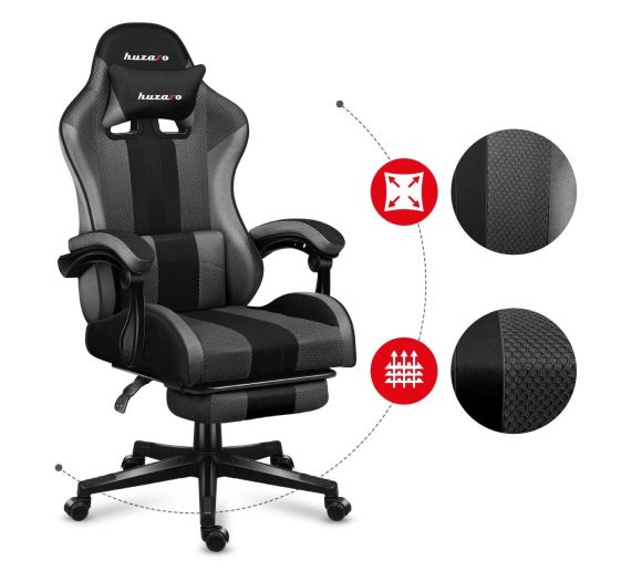 Huzaro - Gaming Stolica Huzaro Force 4.7 Siva Mesh_2