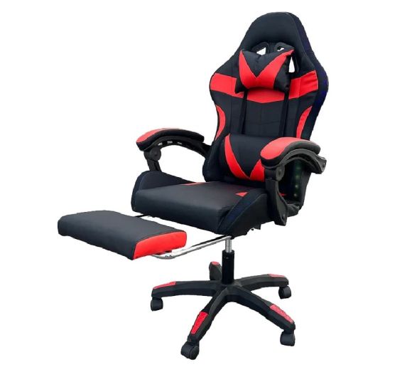 LED Gejmerska Stolica Crveno Crna_4