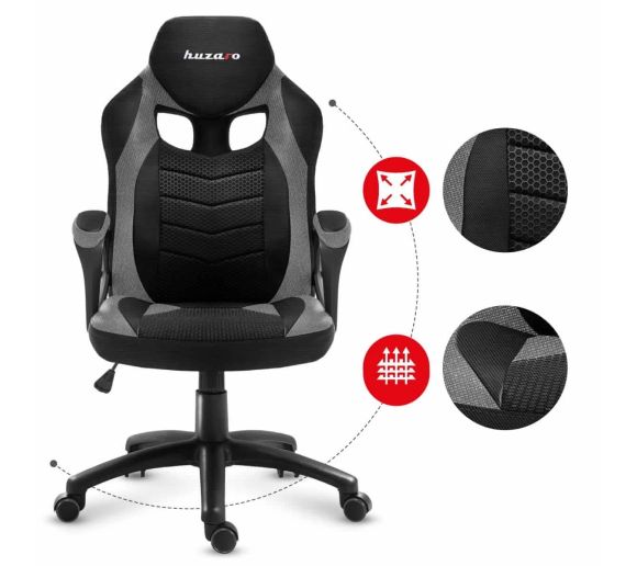 Huzaro - Gaming Stolica Huzaro Force 2.5 Siva Mesh_3