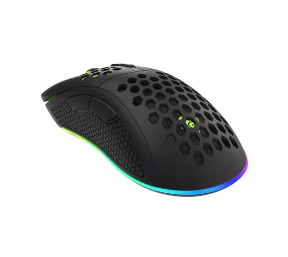 GENESIS KRYPTON 550, Gaming Optical Mouse 200-8000 DPI, Maximum acceleration 20 G, Huano Switches, RGB LED, 7 Programmable Buttons, USB, Black, Cable 1,8 m_0
