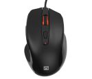 PIGEON 2, Optical Mouse 800-4000 DPI, RGB LED Backlight 6 Colours, 6 Buttons (5 programmable), USB, Black, Cable 1,8 m_small_0