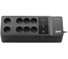 APC - APC Back-UPS 850VA, Standby, Floor, 850VA/520W, 230V, AVR, 8x Schuko (6x Full + 2x Surge), USB Type-C & A Fast Charger Ports (Total 2.4A), PF 0.61 (Full load), Battery 9Ah (RBC17), Line Protection RJ-45_small_0