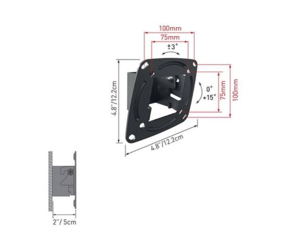 BARKAN - E110.B LCD TV zidni nosač 13-29 inča _0