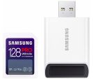 Samsung - SD Card 128GB, PRO Ultimate, SDXC, UHS-I U3 V30, Read up to 200MB/s, Write up to 130 MB/s, for 4K and FullHD video recording, w/USB Card reader_small_0