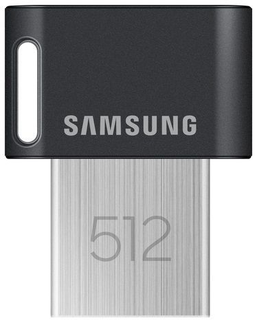 Samsung - 512GB USB Flash Drive, USB3.2 Gen.1, FIT Plus, Read up to 400MB/s, Black_0