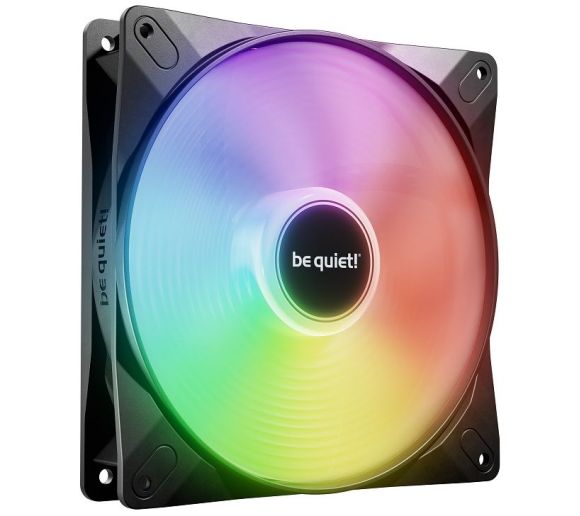 be quiet! - LIGHT WINGS LX 140mm PWM, 1200 rpm, Noise level 22.9 dB, 4-pin connector, Airflow (56.0 cfm / 95.0 m3/h), ARGB lighting, 16 LEDs_0