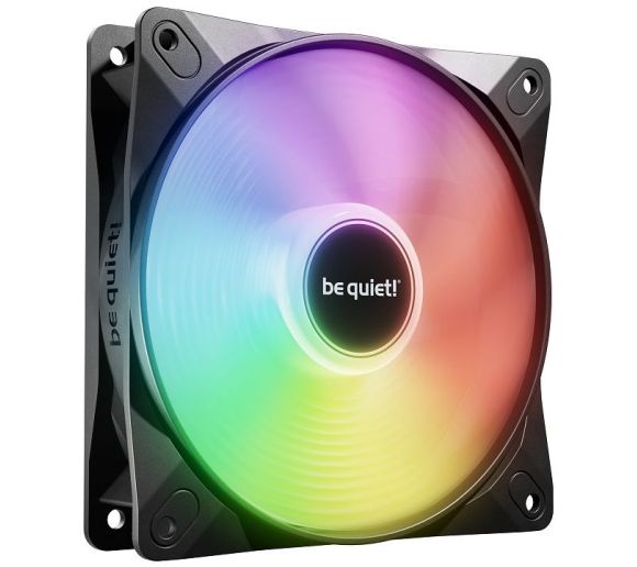 be quiet! - LIGHT WINGS LX 120mm PWM high-speed, 2100 rpm, Noise level 30.9 dB, 4-pin connector, Airflow (61.8 cfm / 105.1 m3/h), ARGB lighting, 16 LEDs_0