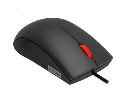 Lenovo - Lenovo Mouse 120 LED Optical USB  Wired, Black, 1600 DPI, cable 1.5m, 3 click_0
