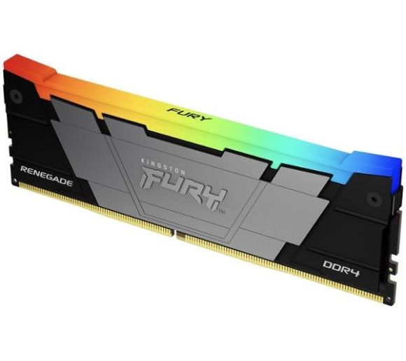 Kingston - DDR4 8GB 4000MHz [FURY Renegade RGB], Non-ECC UDIMM, CL19 1.35V, 288-pin 1Rx8, w/RGB Heatsink, XMP_0