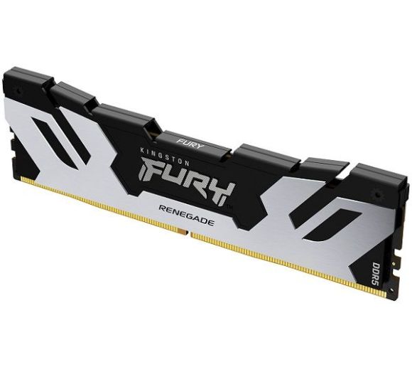 Kingston - DDR5 48GB 6000MT/s [FURY RENEGADE], Non-ECC UDIMM, CL32 1.35V, 288-Pin 2Rx8, Silver/Black, w/Heatsink, XMP_0