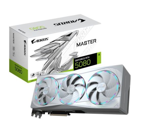 Gigabyte - AORUS GeForce RTX 5080 MASTER ICE 16GB_0