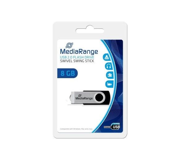MEDIARANGE - USB FLASH MEMORIJE 8GB FLEXY DRIVE MR908/2.0 MEDIARANGE GERMANY _0