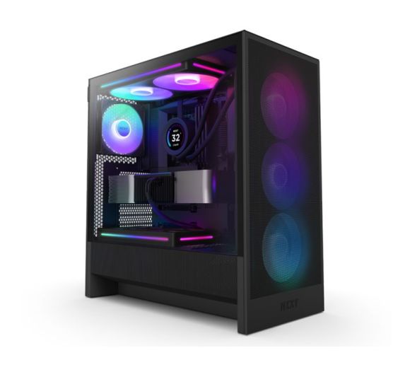 NZXT - H5 Flow RGB Gaming kućište crno (CC-H52FB-R1) _0