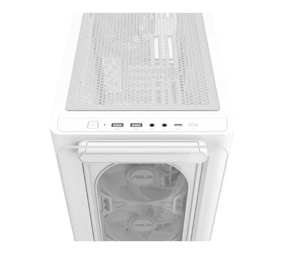 Asus - A23 PLUS TG ARGB micro-ATX kućište belo _3