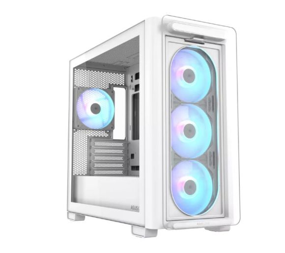 Asus - A23 PLUS TG ARGB micro-ATX kućište belo _4