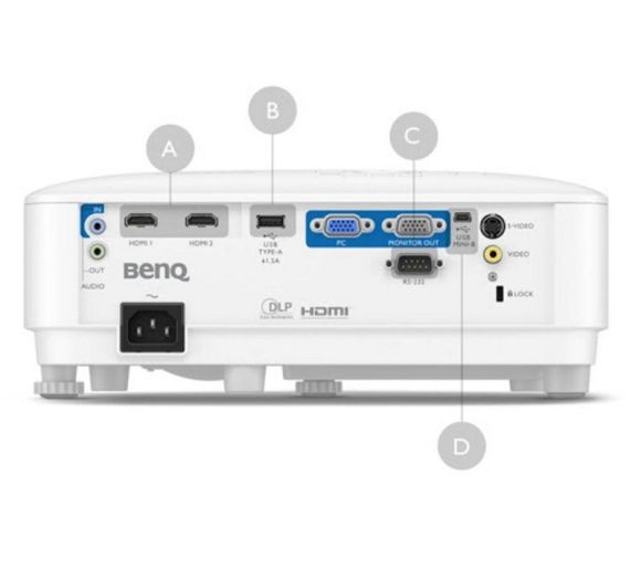 Benq - MX560 prenosivi Lamp XGA 4000 ANSI lumena 20000:1 projektor _2